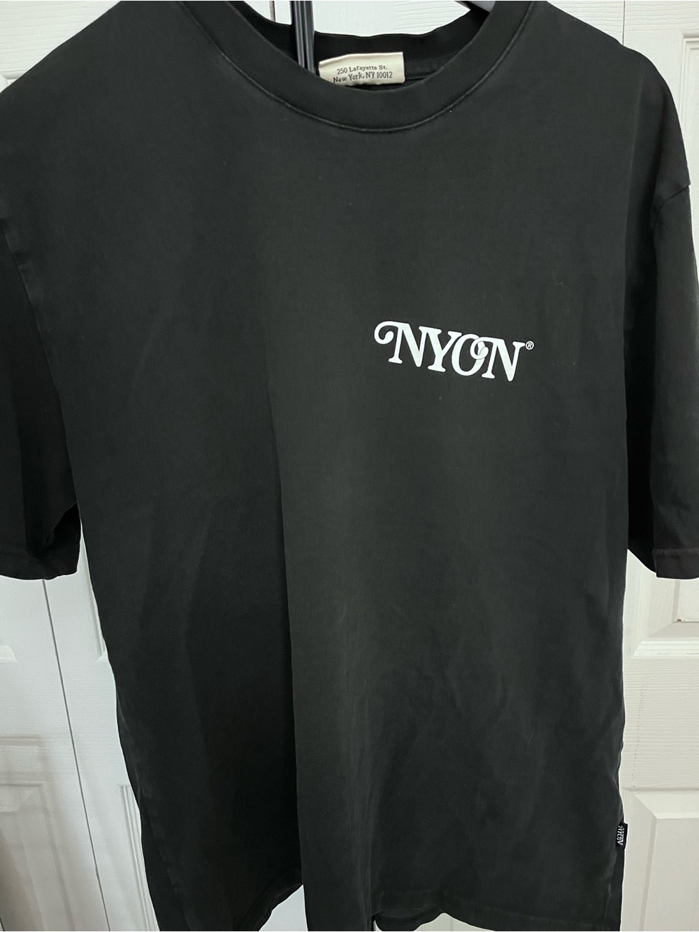 New York or Nowhere Black Short Sleeve Logo Tee